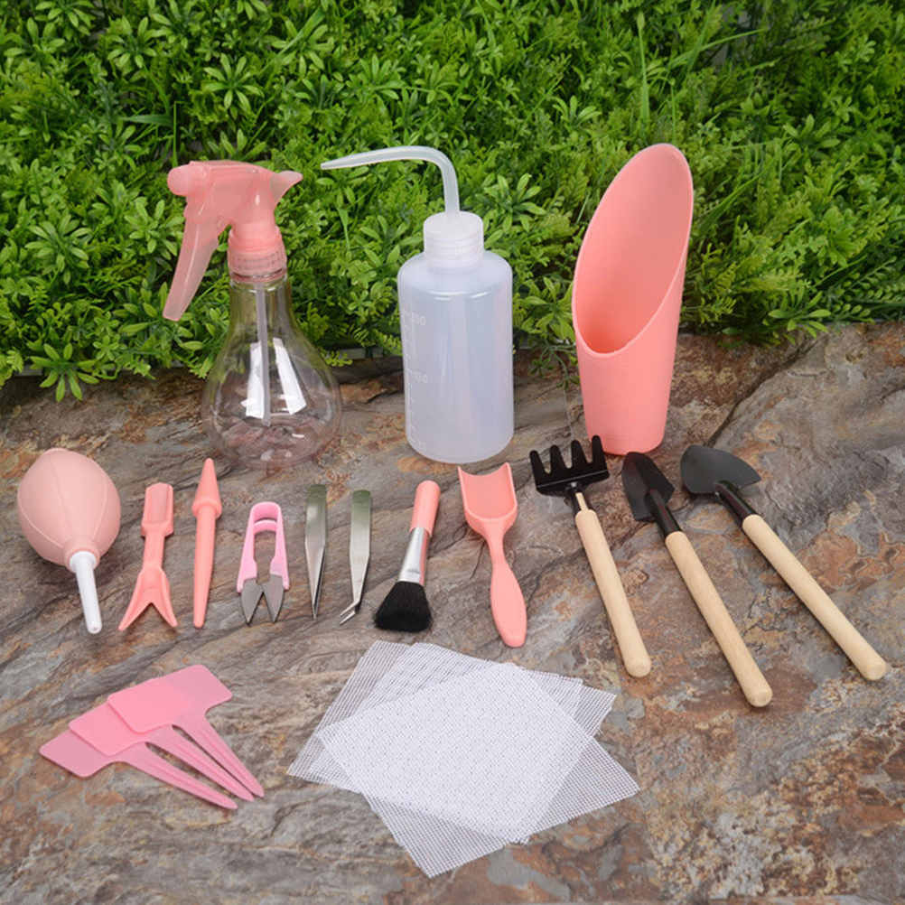 # Hot Sales 16 Piece Mini Pink - Gardening Tools Kit For Sale review and price